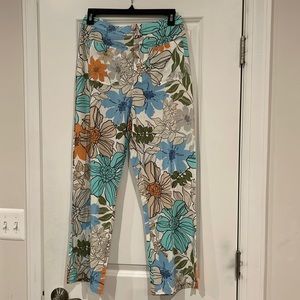 Lulu’s Size S Rayon Blend Summer/Fall Floral Pant